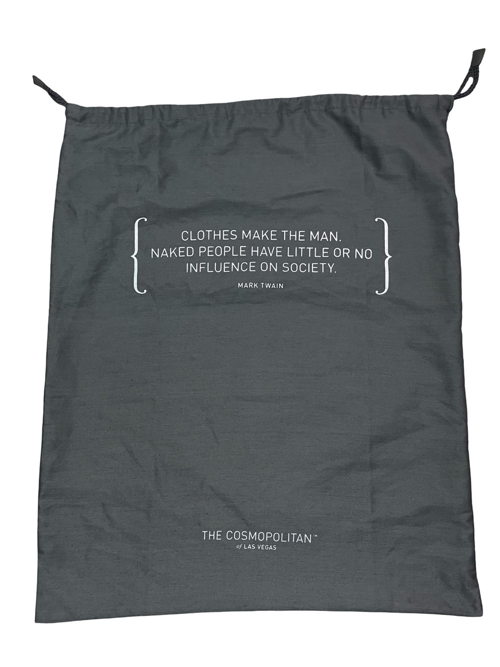 The Cosmopolitan of Las Vegas Mark Twain Laundry Bag Large Dust Cover 26.5x21.5”